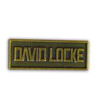 Bulk Personalized Custom Logo Design Embossed Brass Metal Name Plate For Furniture