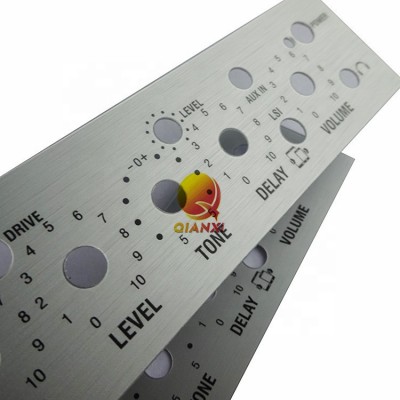 Custom reverse printing Membrane control panel sticker Lexan polycarbonate film front label Graphic overlay