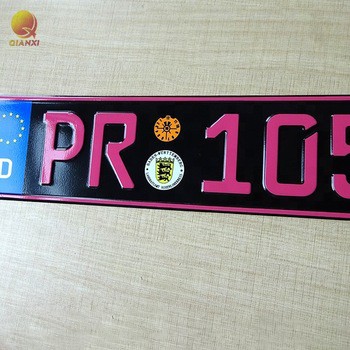 automobile remote car logo license plate